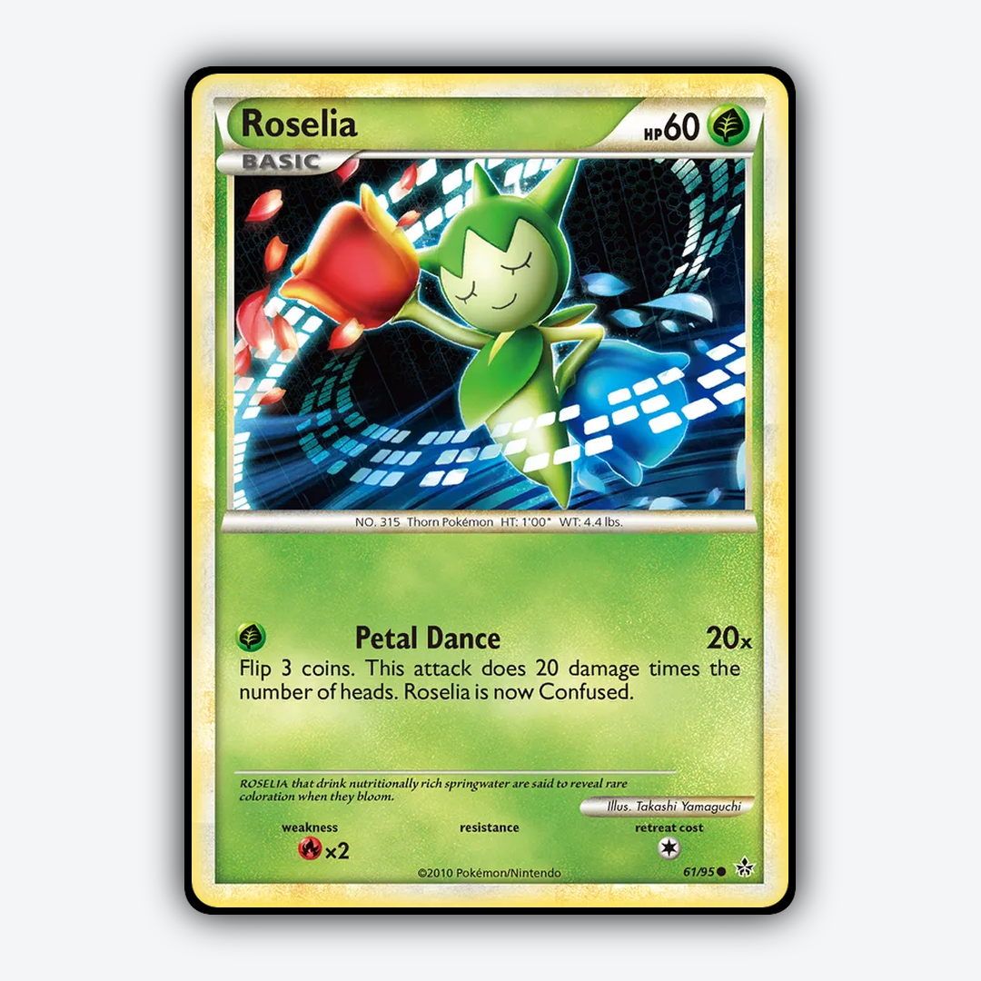 Roselia 061/95 - HS—Unleashed Set - Card Rug