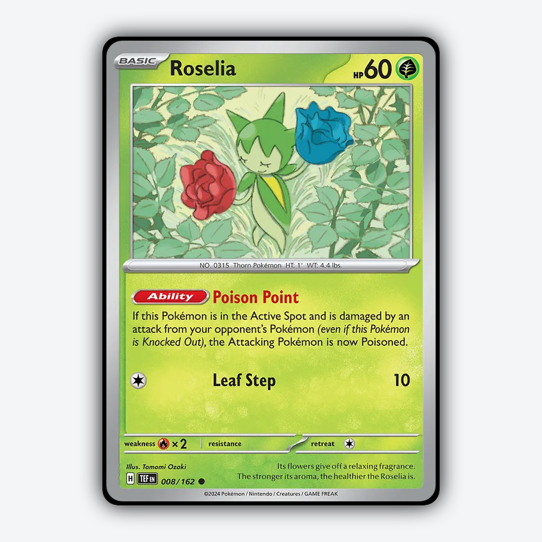Roselia 008/162 - Temporal Forces Set - Card Rug