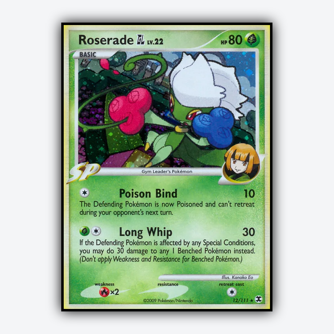 Roserade GL 012/111 - Rising Rivals Set - Card Rug