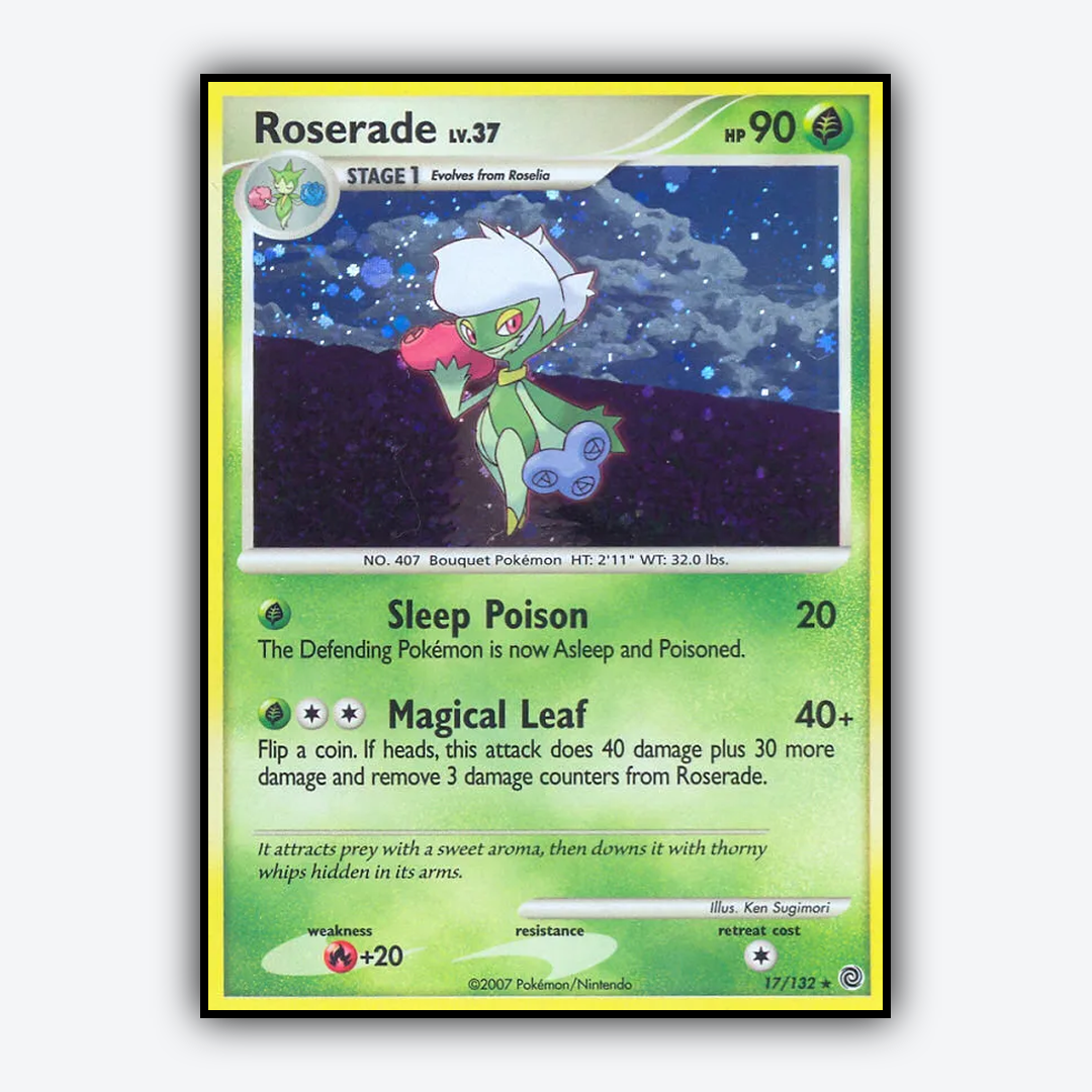 Roserade 017/132 - Secret Wonders Set - Card Rug