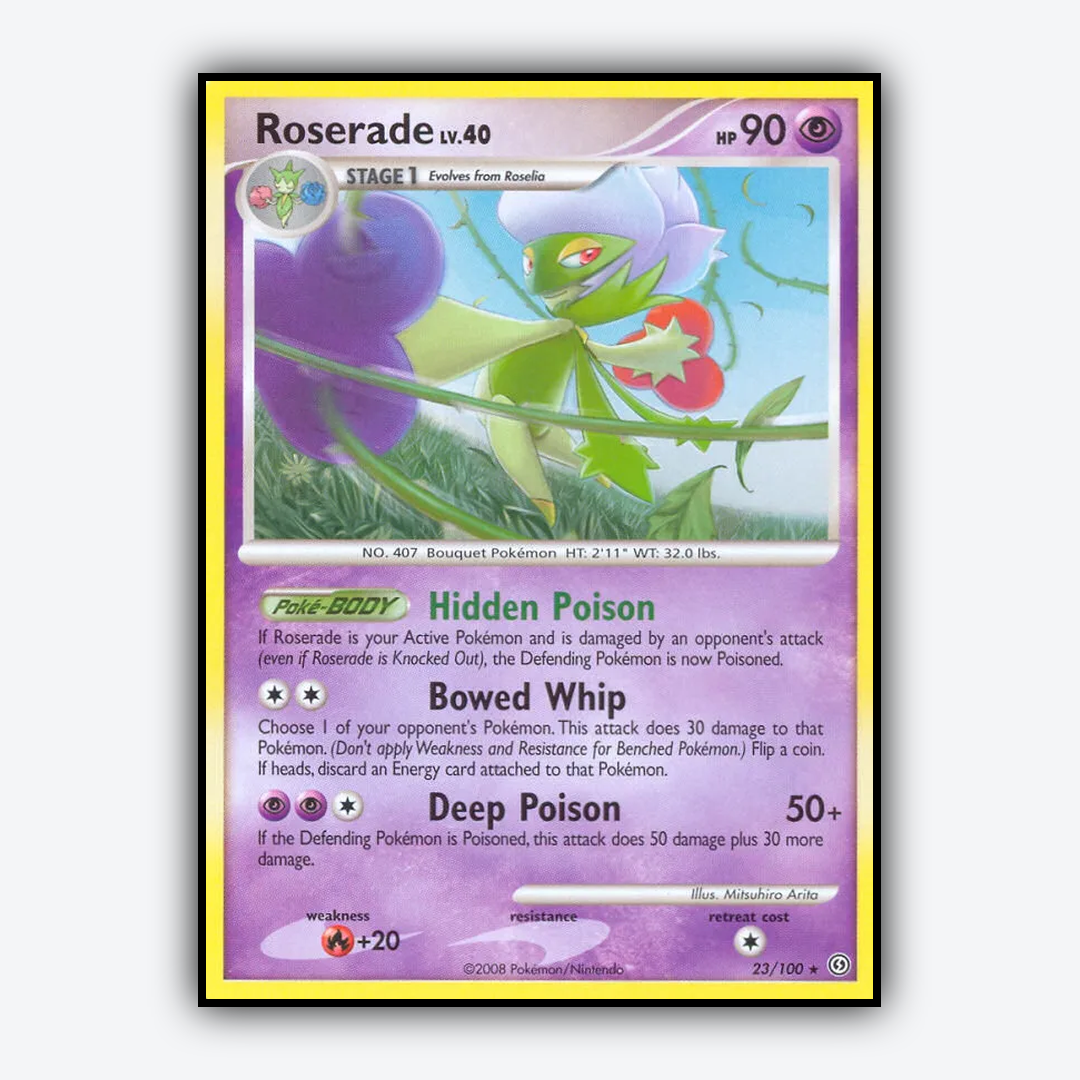 Roserade 023/100 - Stormfront Set - Card Rug