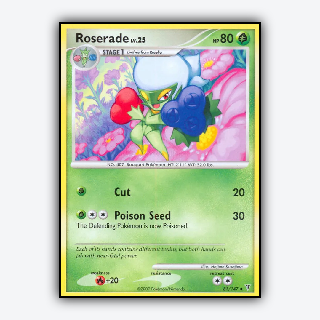 Roserade 081/147 - Supreme Victors Set - Card Rug