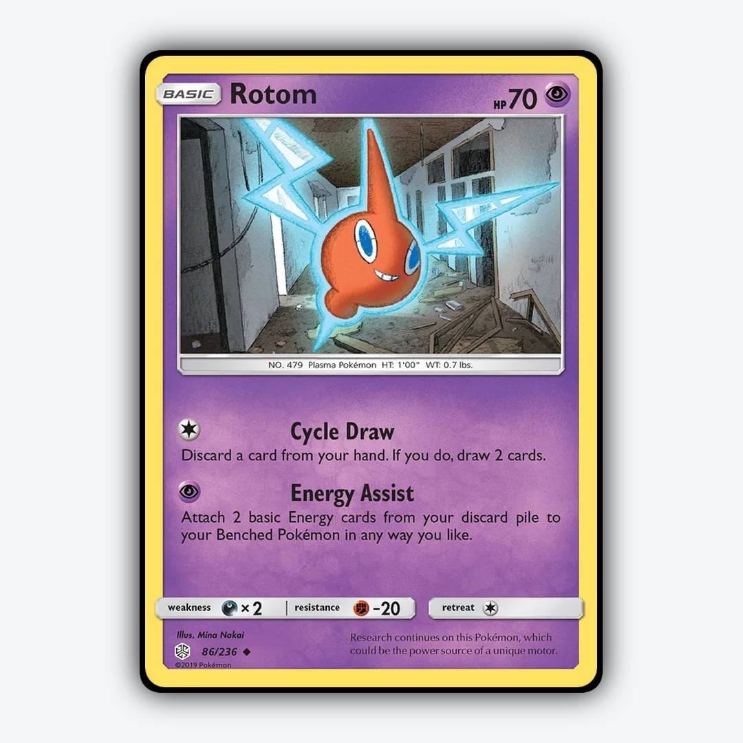 Rotom 086/236 - Cosmic Eclipse Set - Card Rug