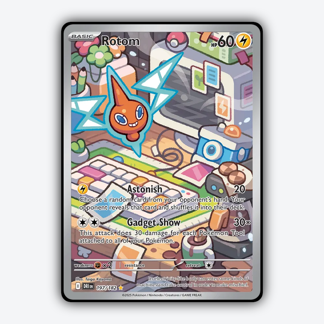 Rotom #197 - Destined Rivals Set - Card Rug