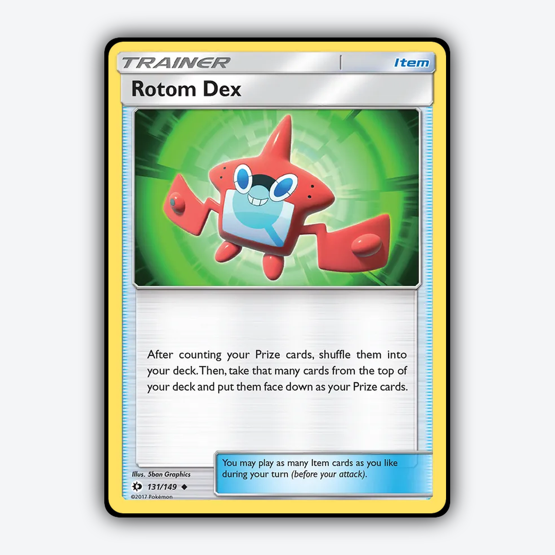 Rotom Dex 131/149 - Sun & Moon Set - Card Rug