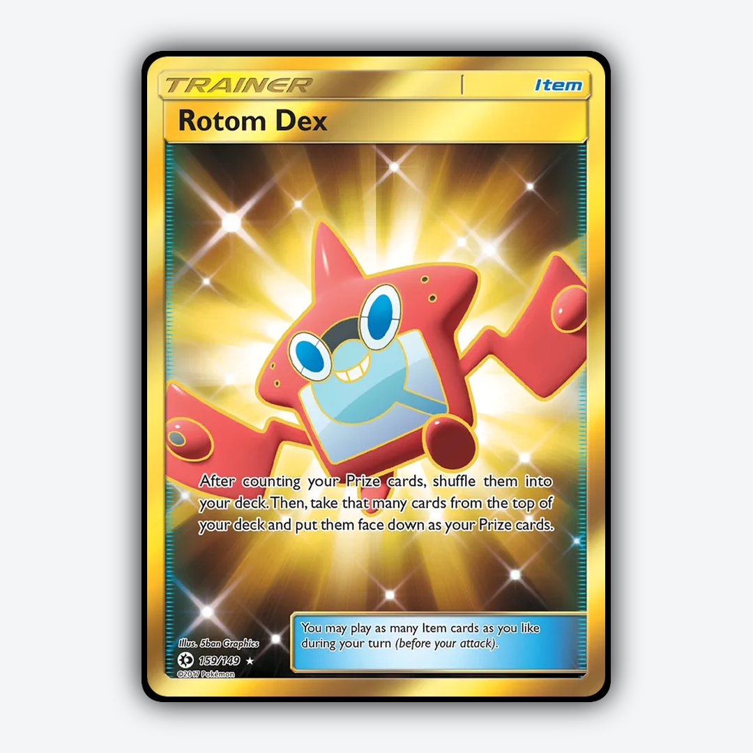 Rotom Dex 159/149 - Sun & Moon Set - Card Rug