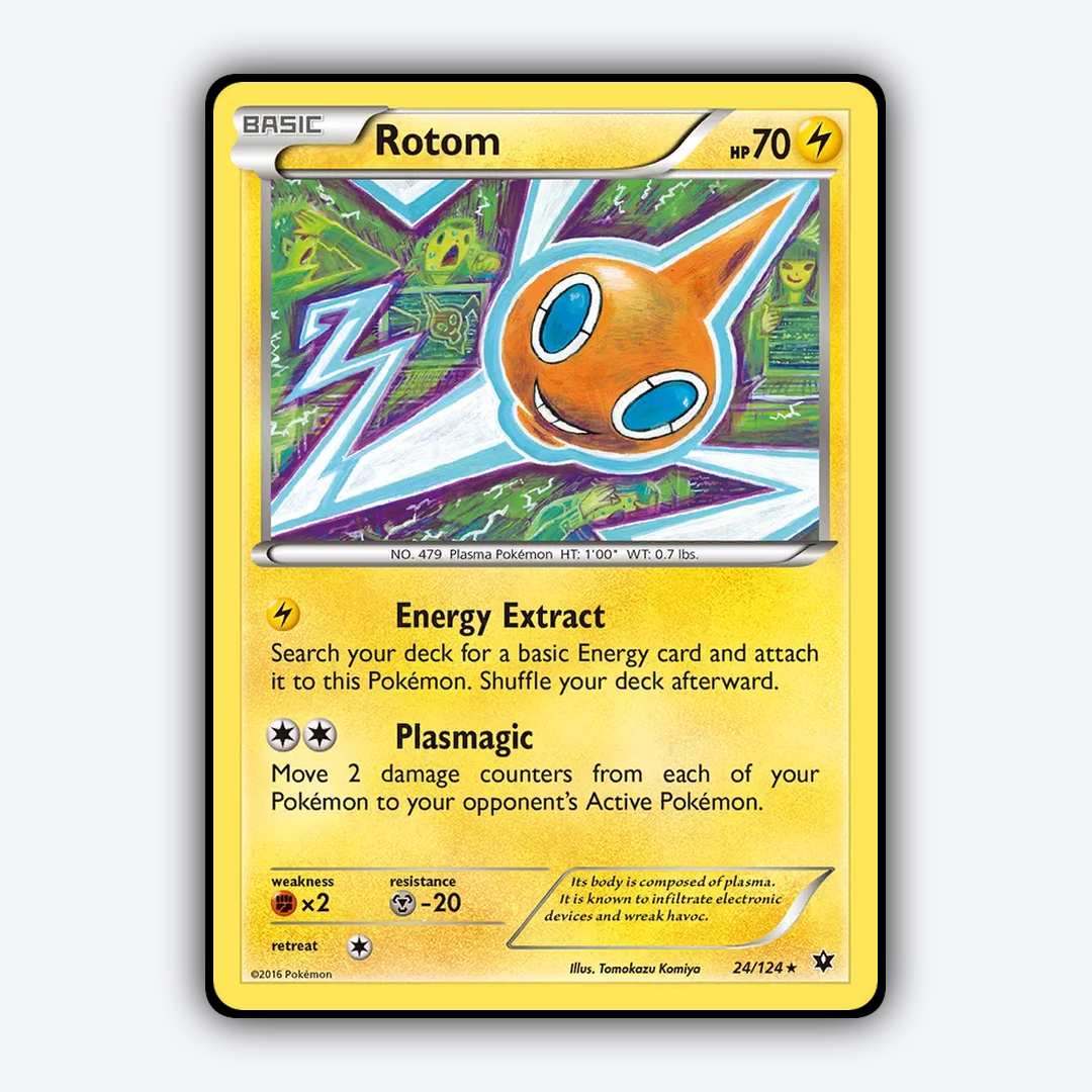 Rotom 024/124 - Fates Collide Set - Card Rug