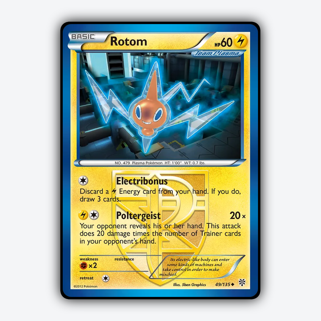 Rotom 049/135 - Plasma Storm Set - Card Rug