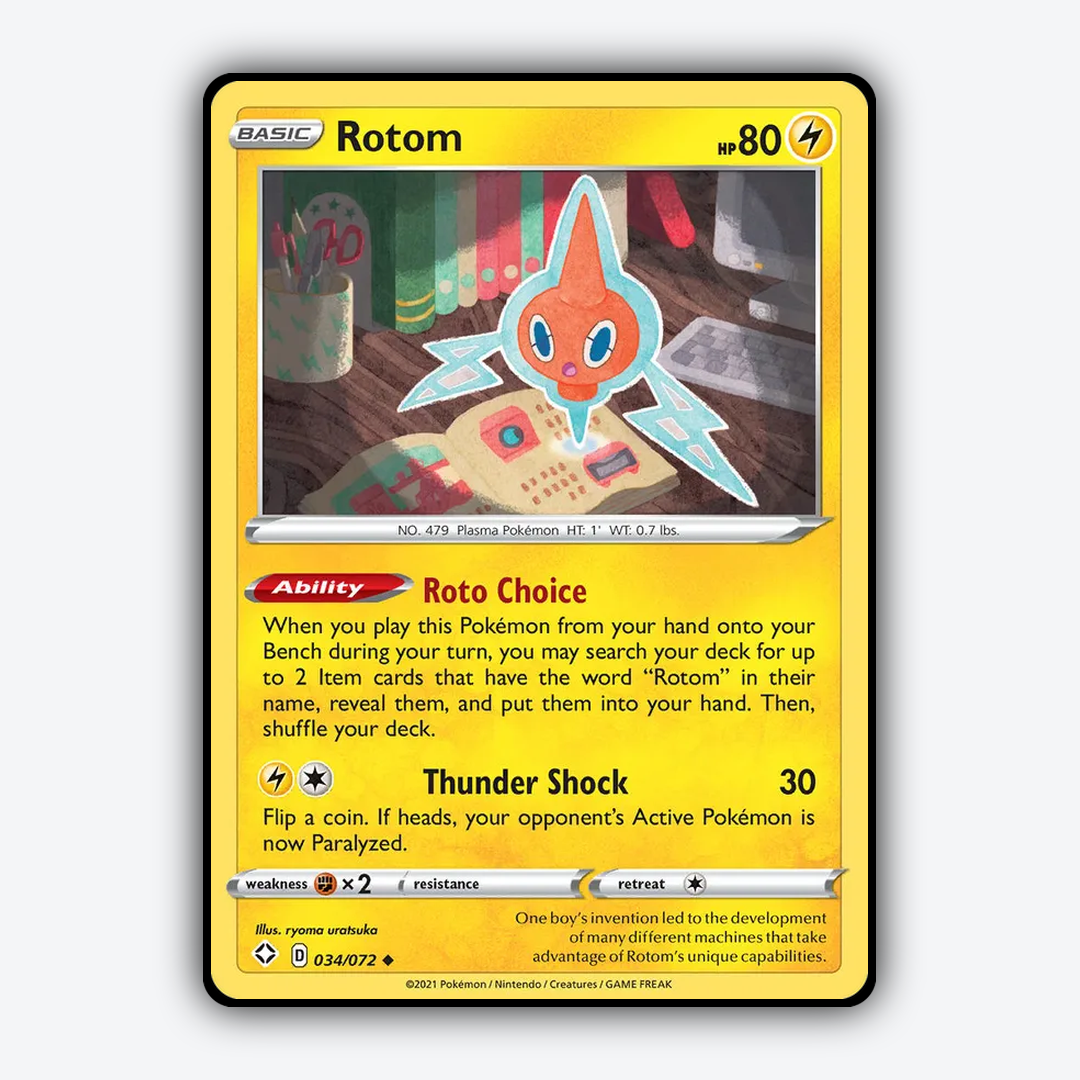 Rotom 034/72 - Shining Fates Set - Card Rug