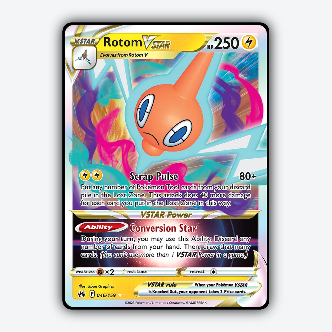 Rotom VSTAR 046/159 - Crown Zenith Set - Card Rug