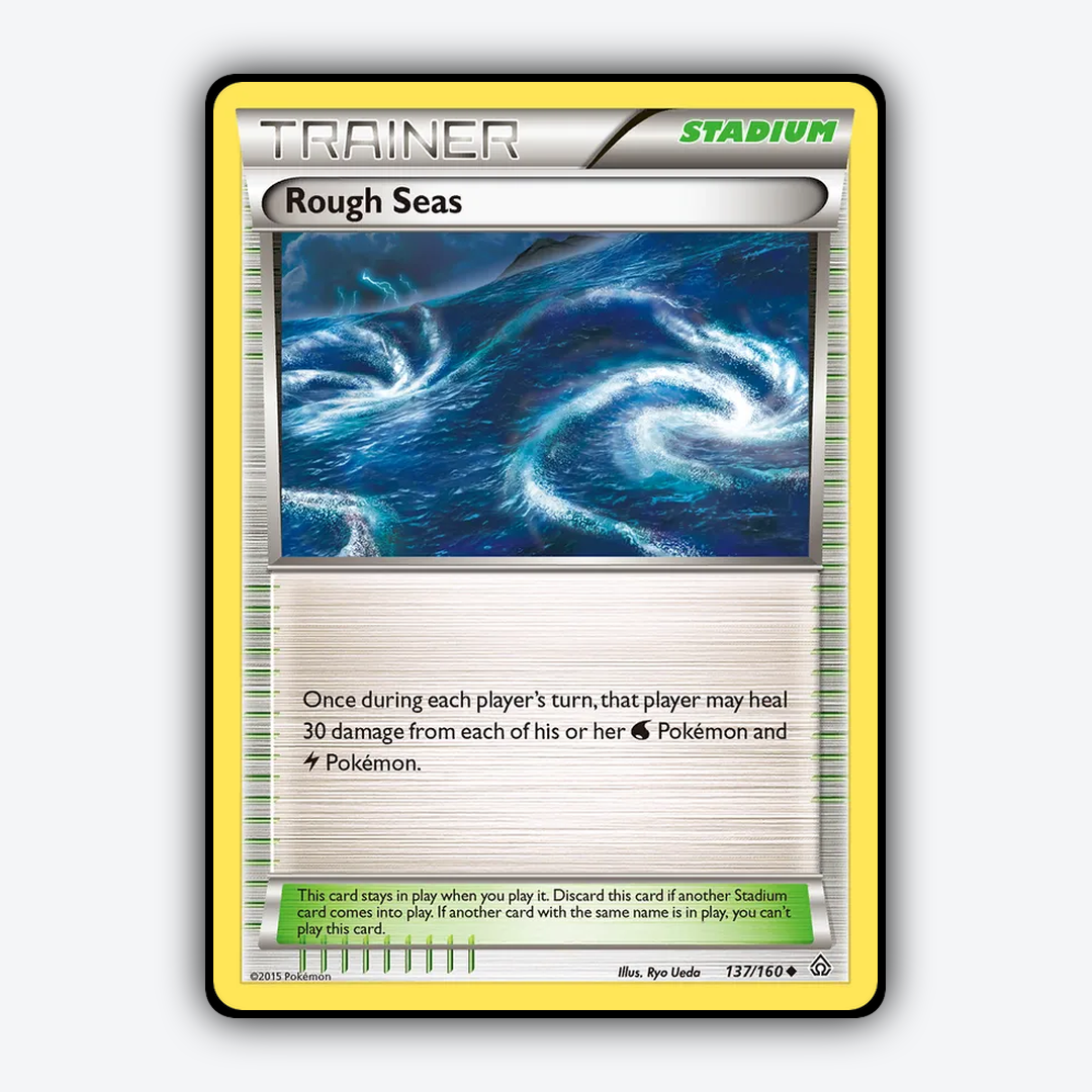 Rough Seas 137/160 - Primal Clash Set - Card Rug
