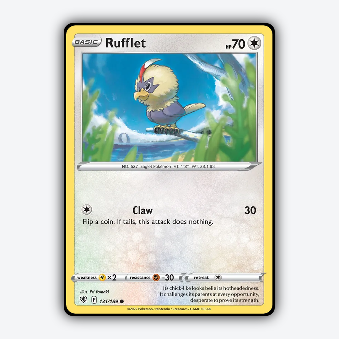 Rufflet 131/189 - Astral Radiance Set - Card Rug