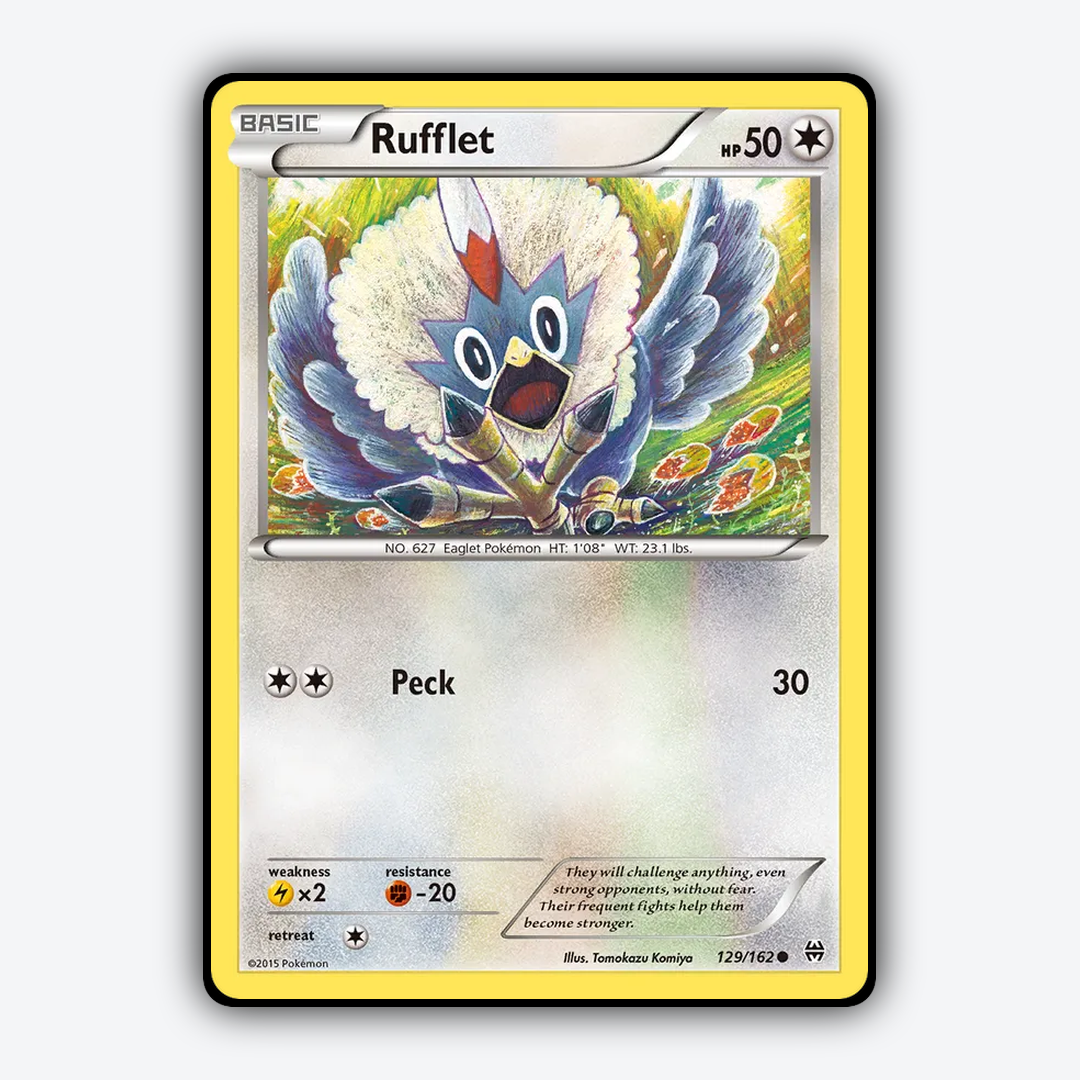 Rufflet 129/162 - BREAKthrough Set - Card Rug