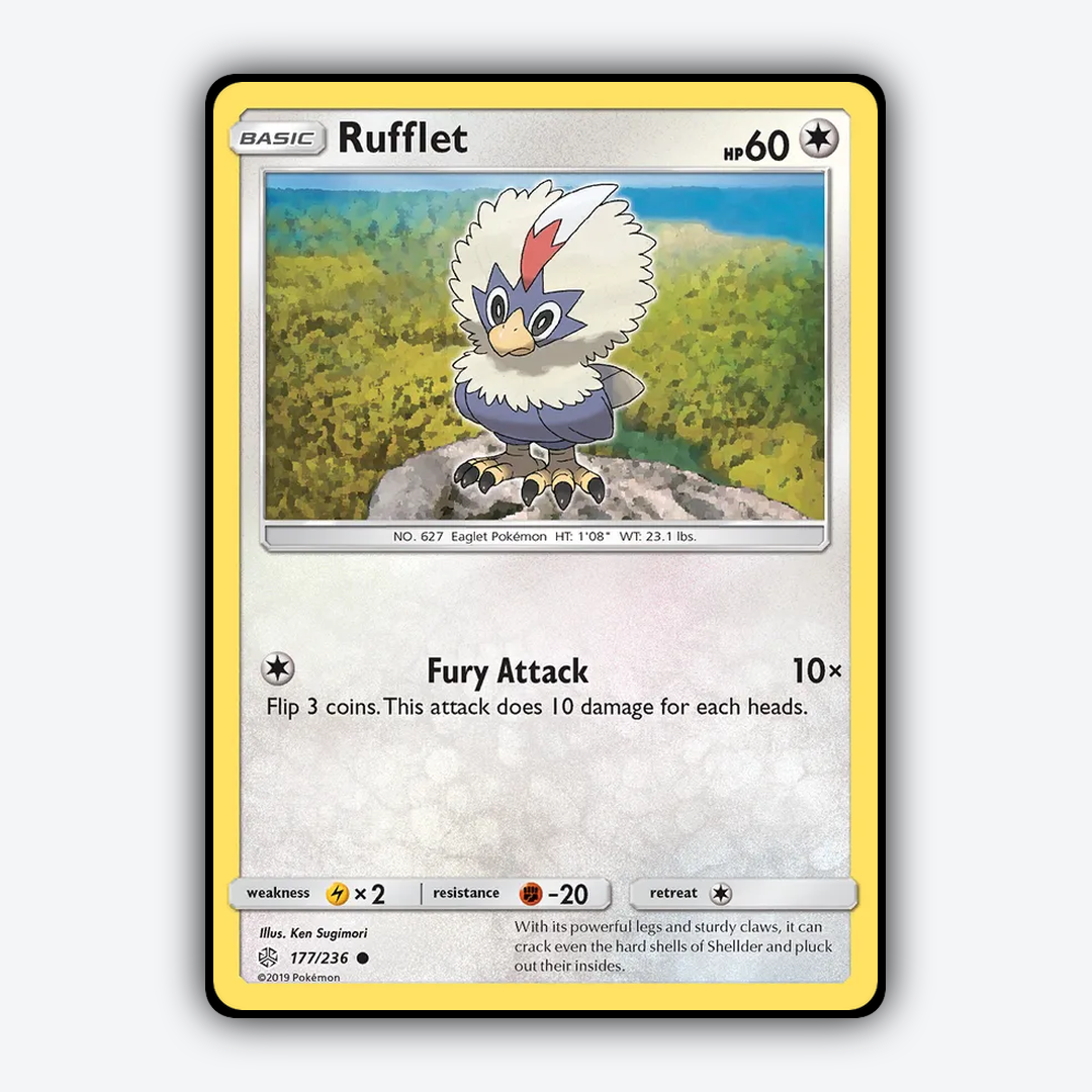 Rufflet 177/236 - Cosmic Eclipse Set - Card Rug