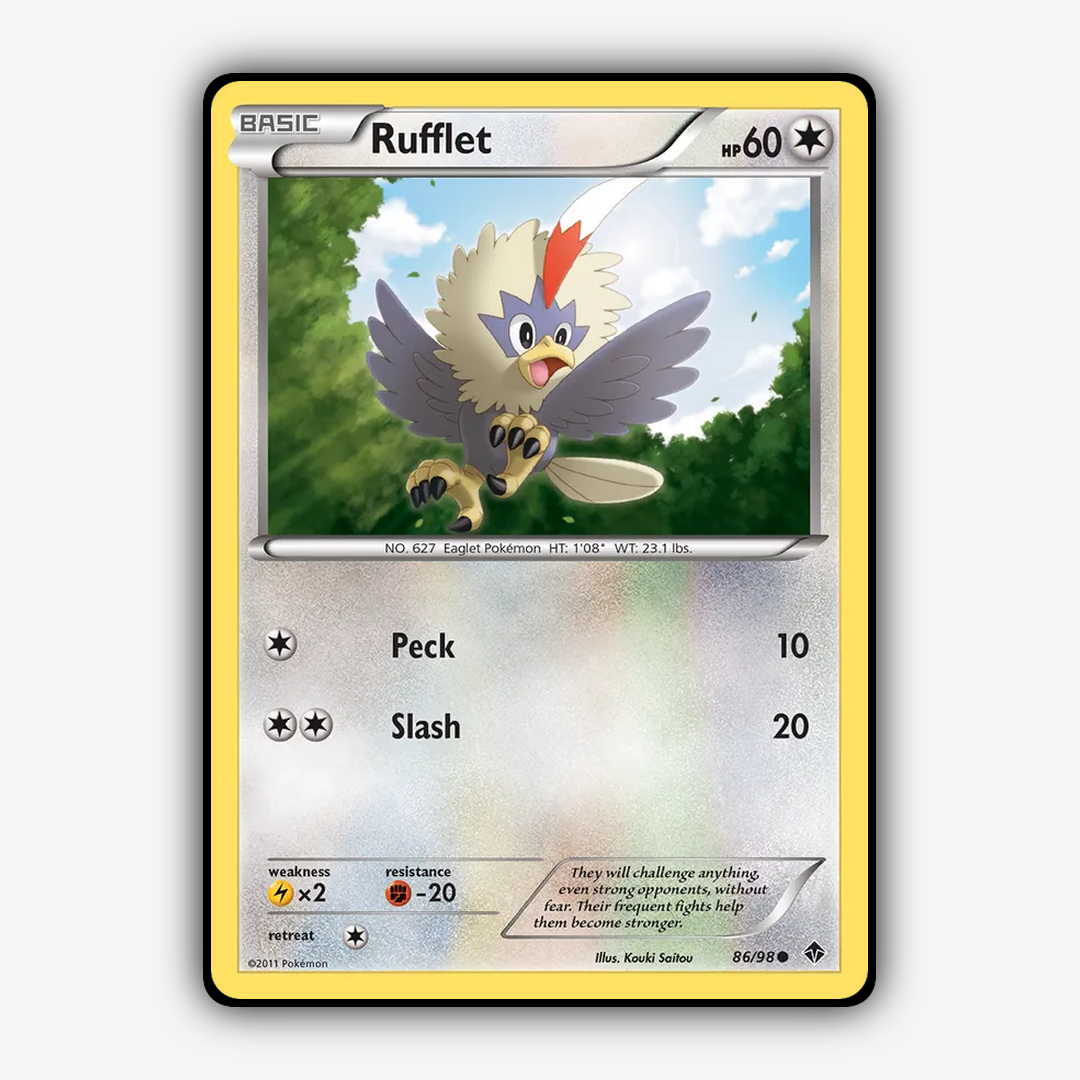 Rufflet 086/98 - Emerging Powers Set - Card Rug