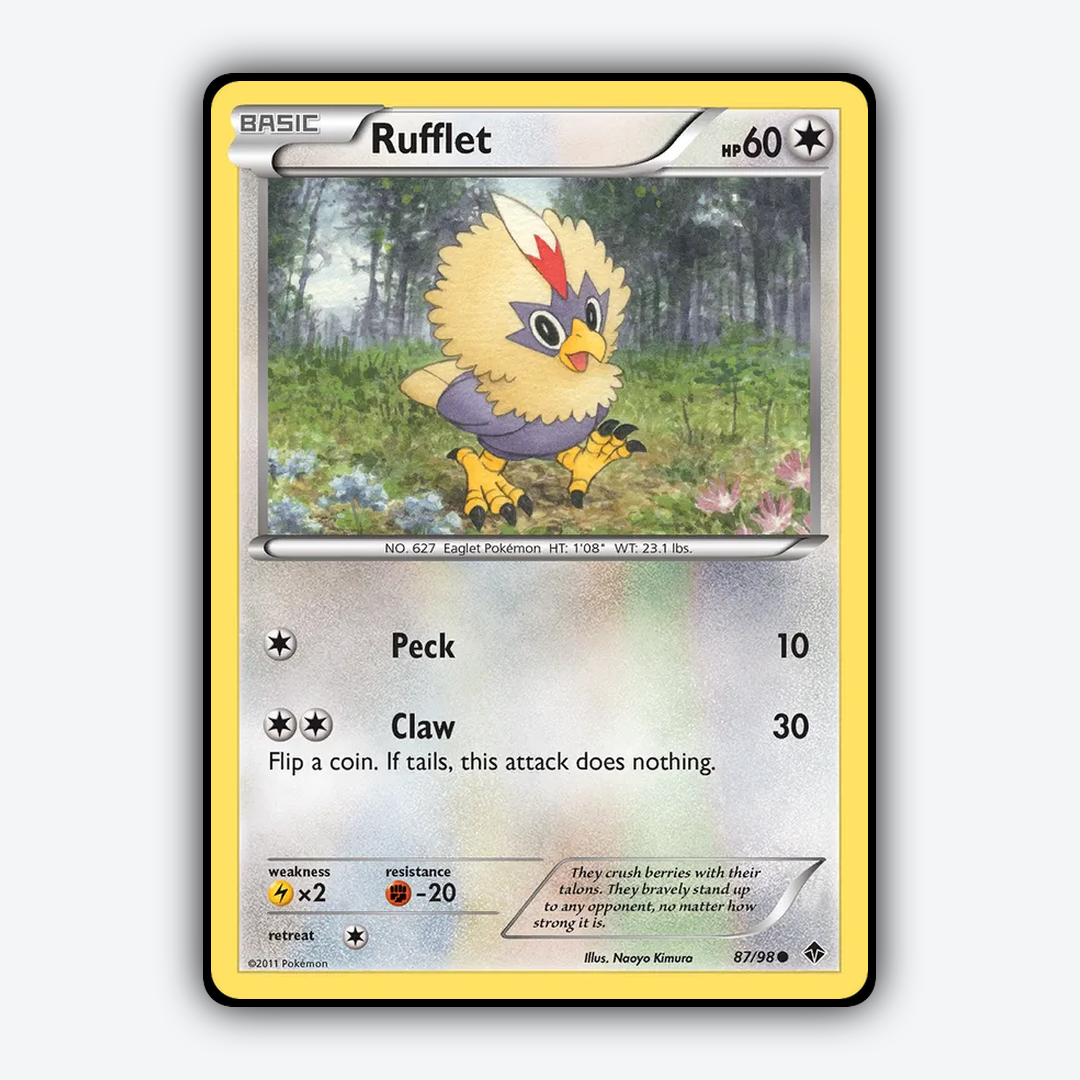 Rufflet 087/98 - Emerging Powers Set - Card Rug