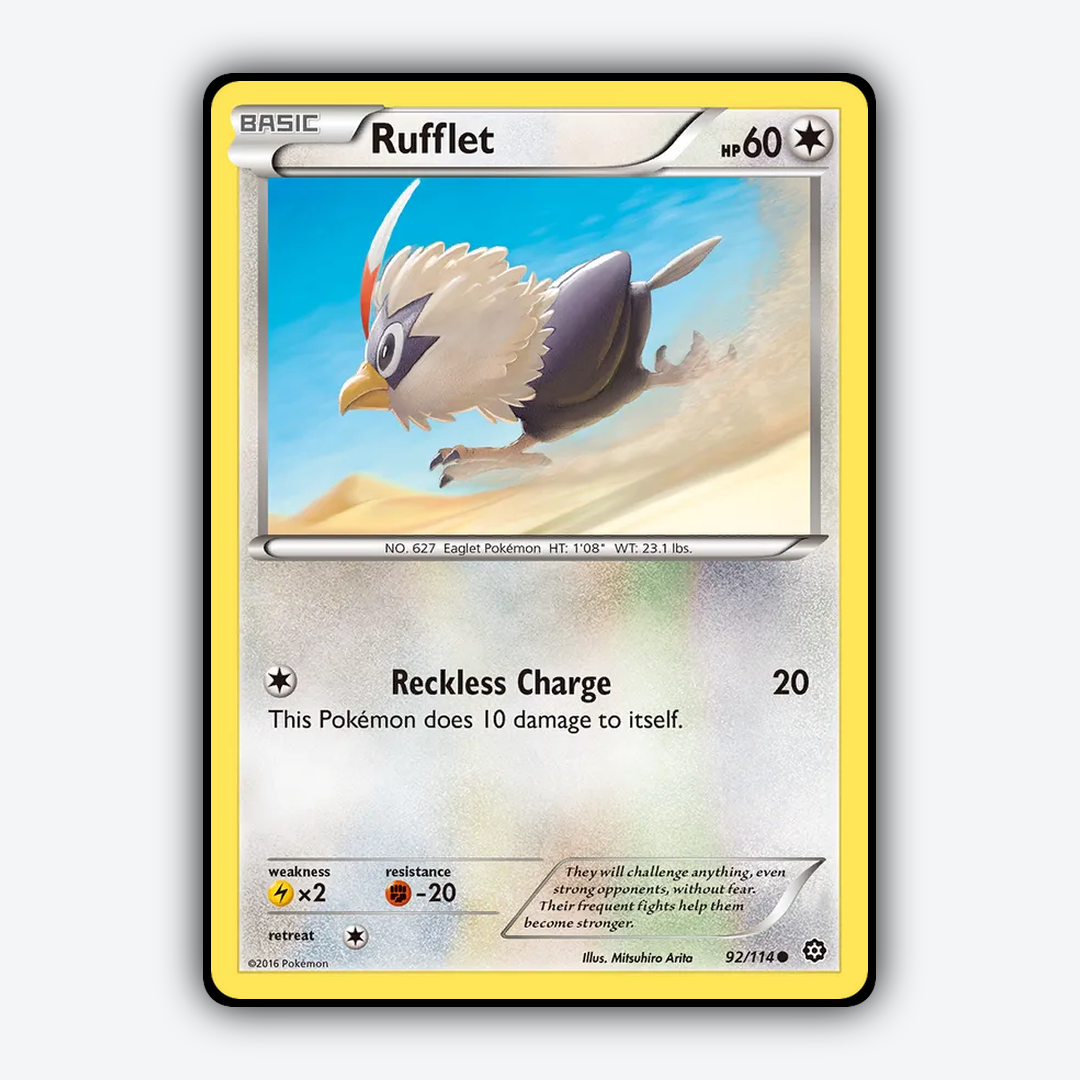 Rufflet 092/114 - Steam Siege Set - Card Rug