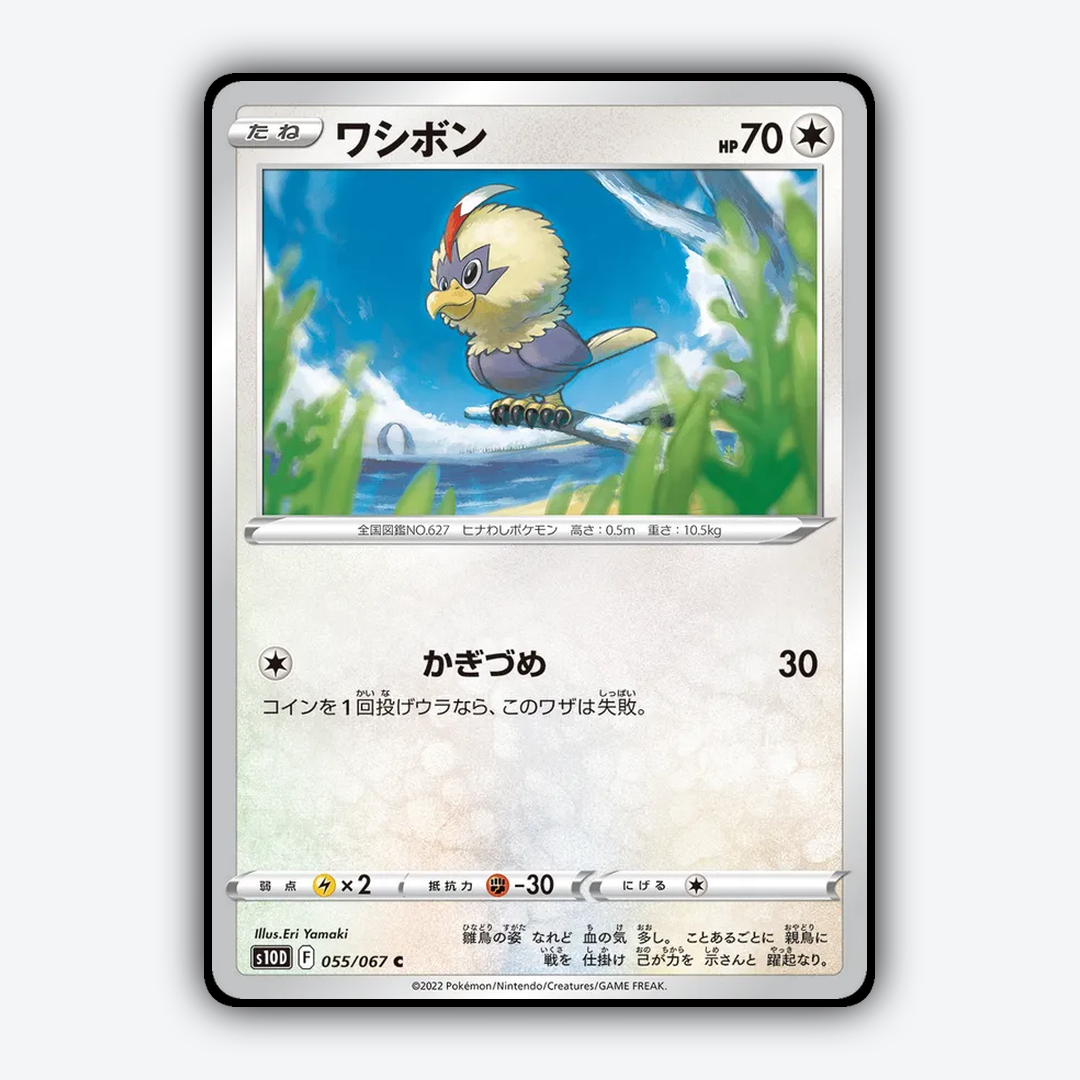Rufflet 055/067 - Time Gazer Set - Card Rug (JP)