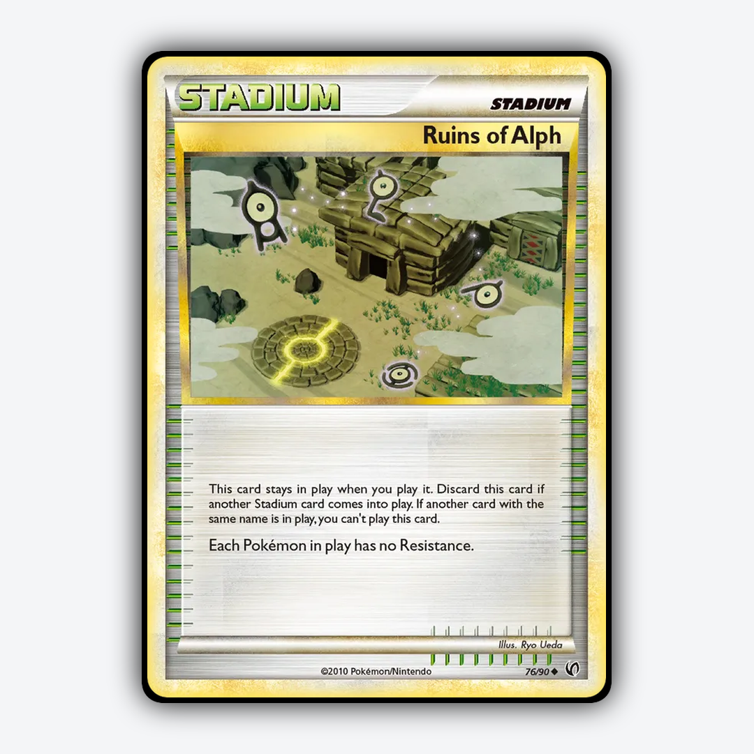 Ruins of Alph 076/90 - HS—Undaunted Set - Card Rug