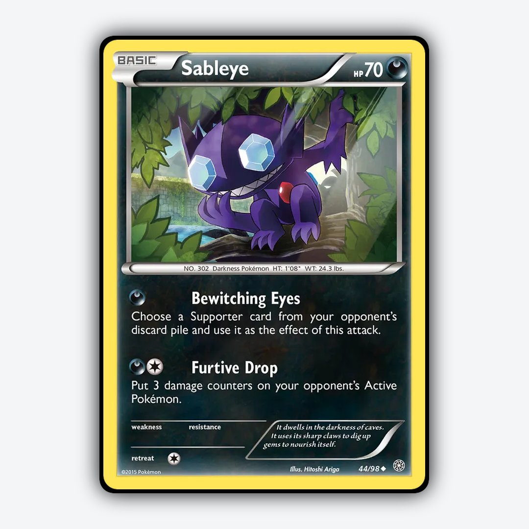 Sableye 044/98 - Ancient Origins Set - Card Rug