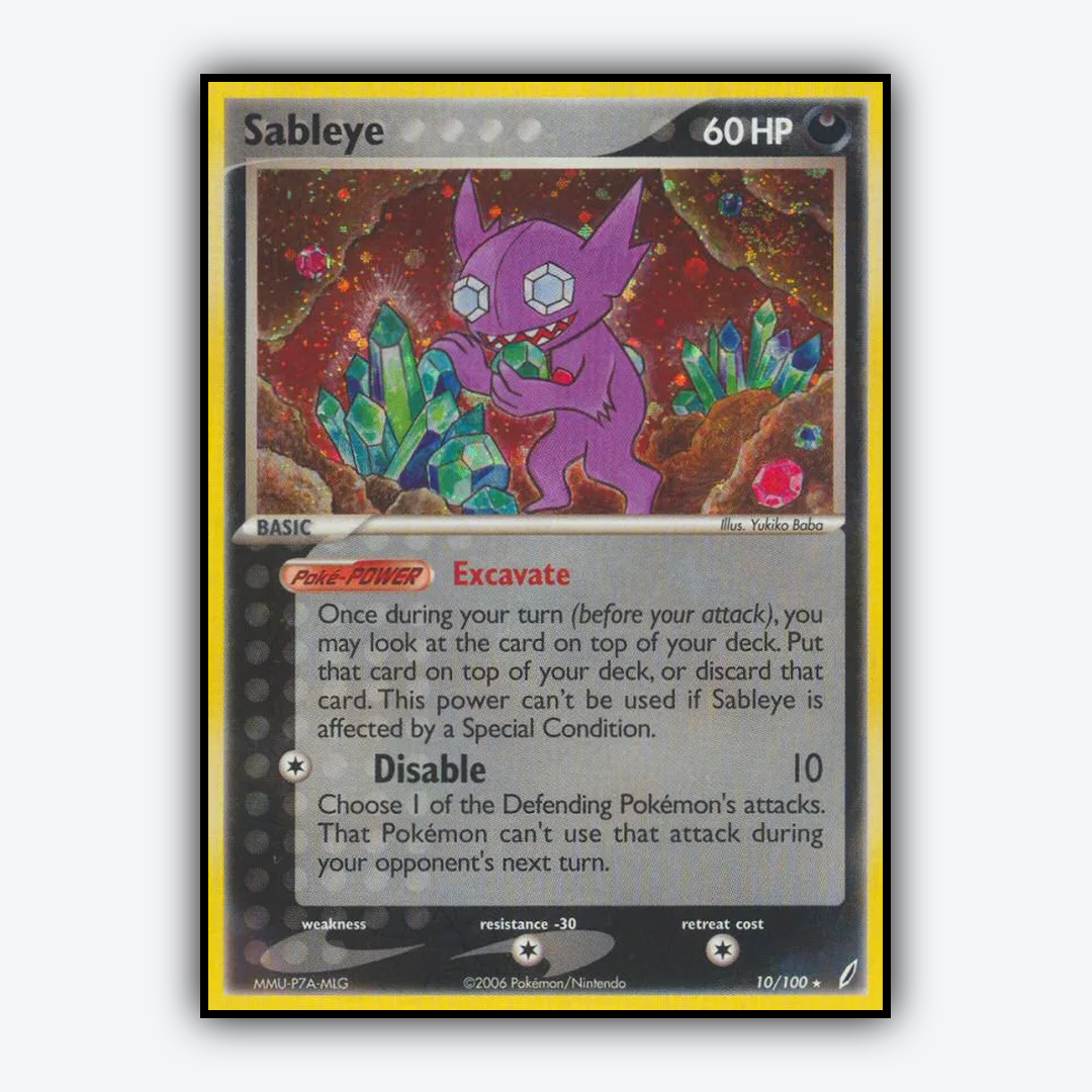 Sableye 010/100 - Crystal Guardians Set - Card Rug