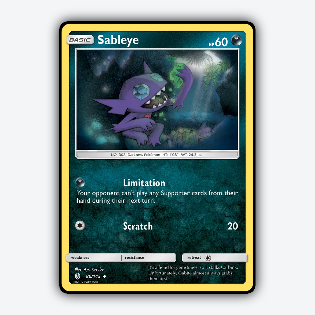 Sableye 080/145 - Guardians Rising Set - Card Rug