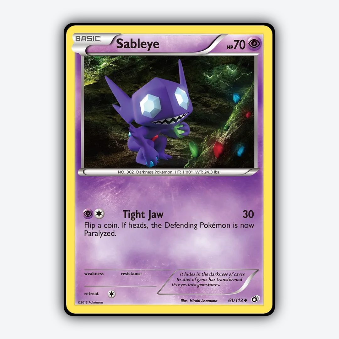 Sableye 061/113 - Legendary Treasures Set - Card Rug