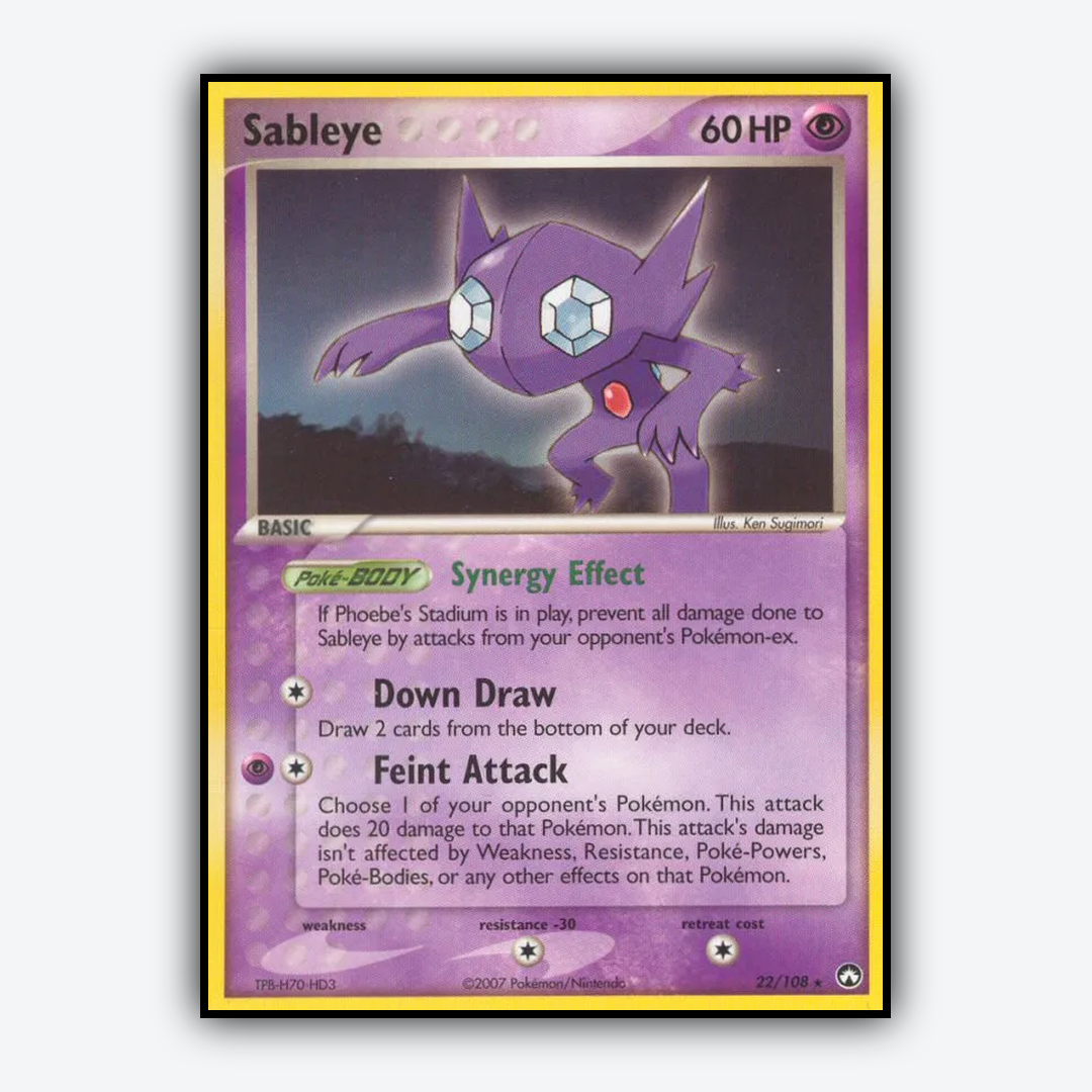 Sableye 022/108 - Power Keepers Set - Card Rug