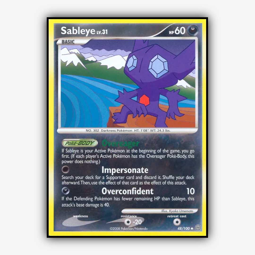 Sableye 048/100 - Stormfront Set - Card Rug