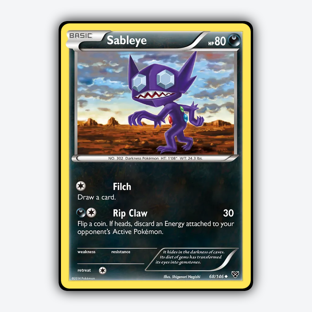 Sableye 068/146 - XY Set - Card Rug