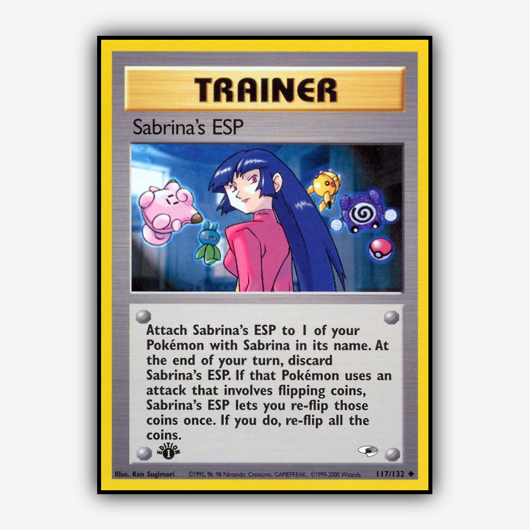 Sabrina's ESP 117/132 - Gym Heroes Set - Card Rug