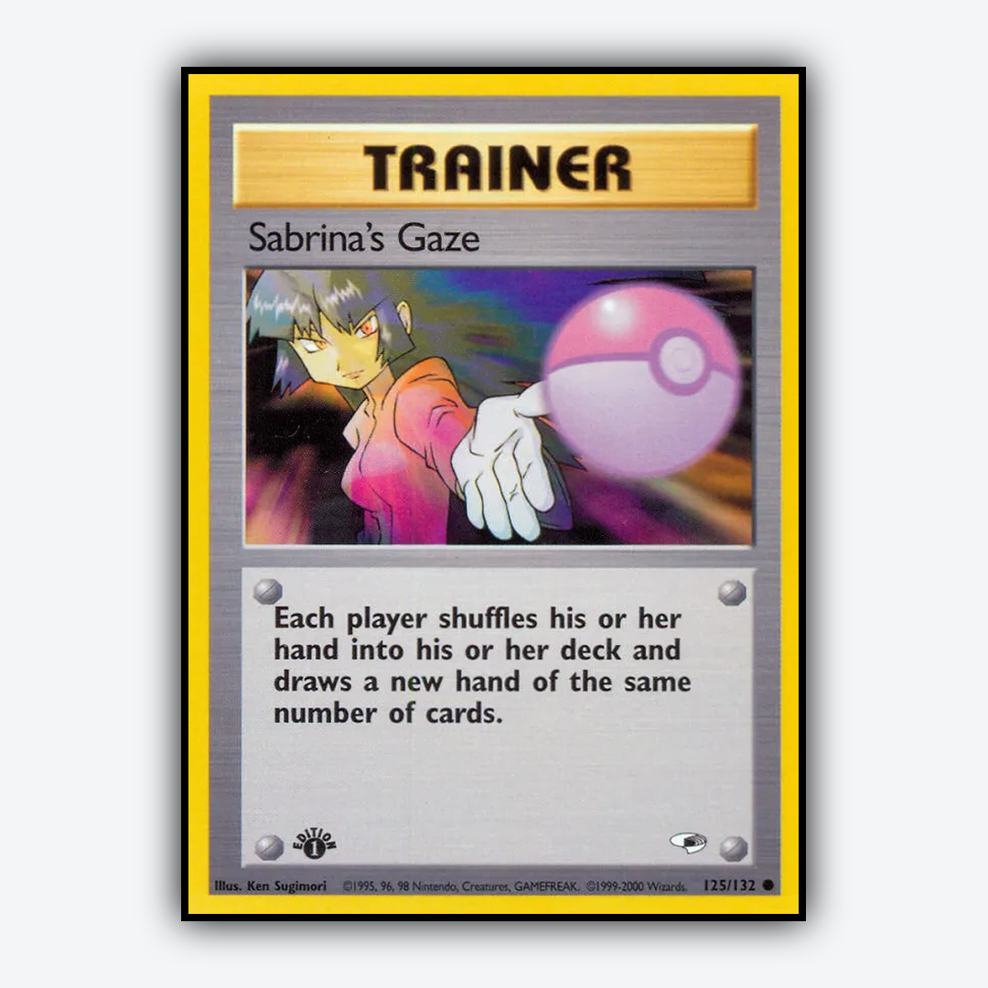 Sabrina's Gaze 125/132 - Gym Heroes Set - Card Rug