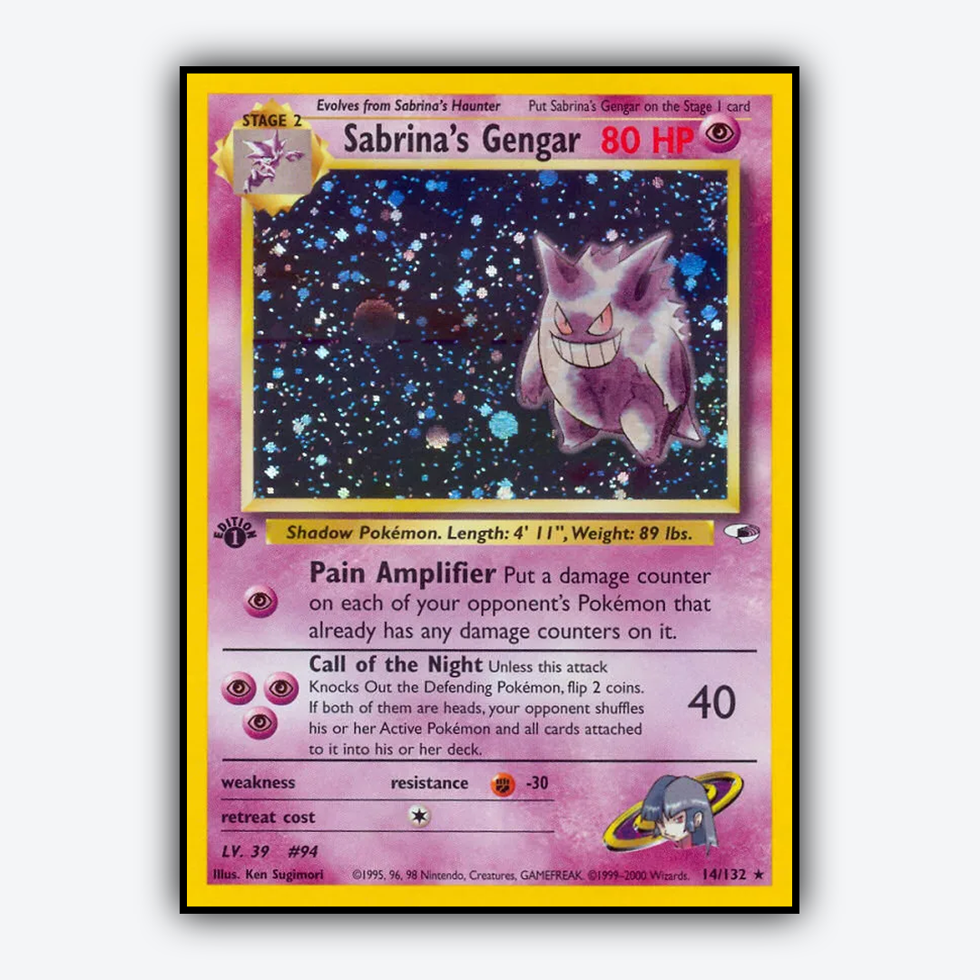 Sabrina's Gengar 014/132 - Gym Heroes Set - Card Rug