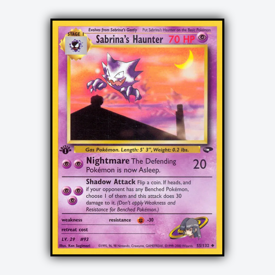 Sabrina's Haunter 055/132 - Gym Challenge Set - Card Rug