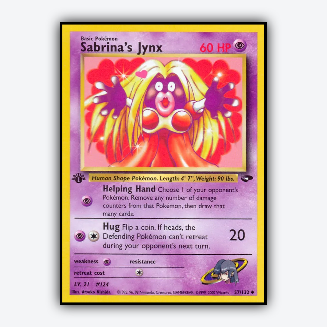 Sabrina's Jynx 057/132 - Gym Challenge Set - Card Rug