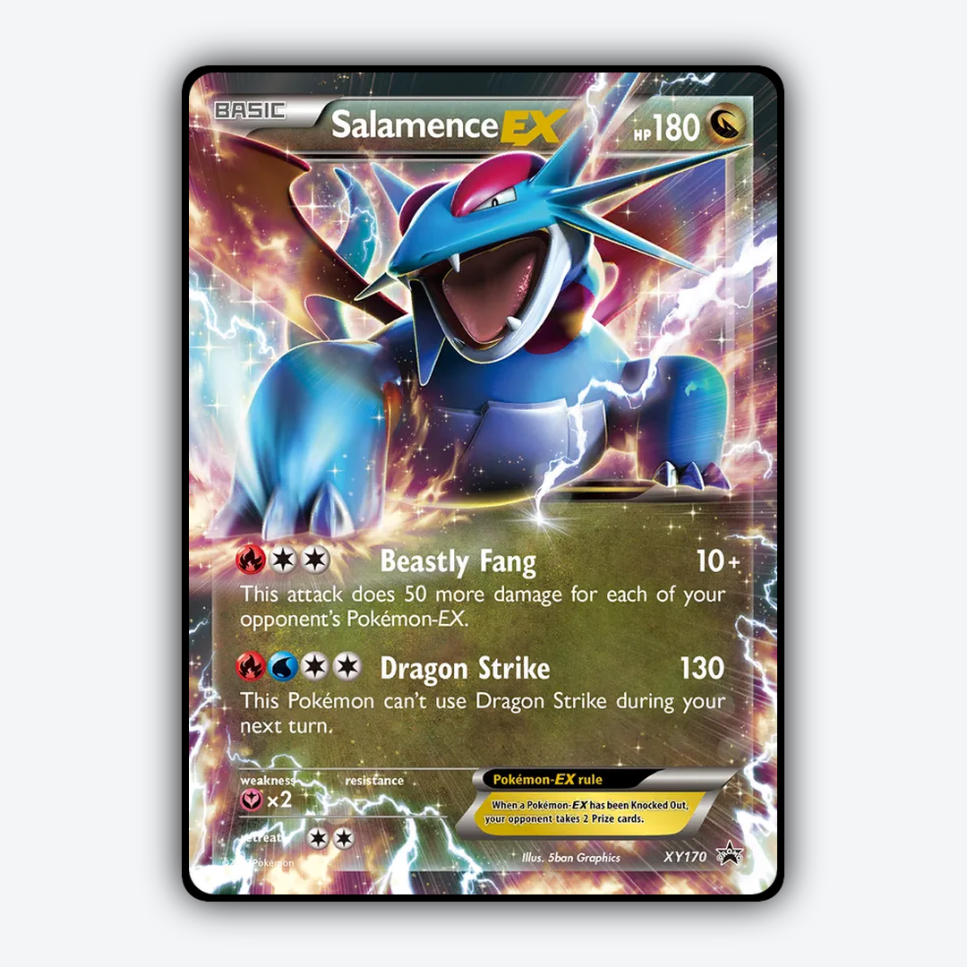 Salamence-EX #170 - XY Black Star Promos Set - Card Rug