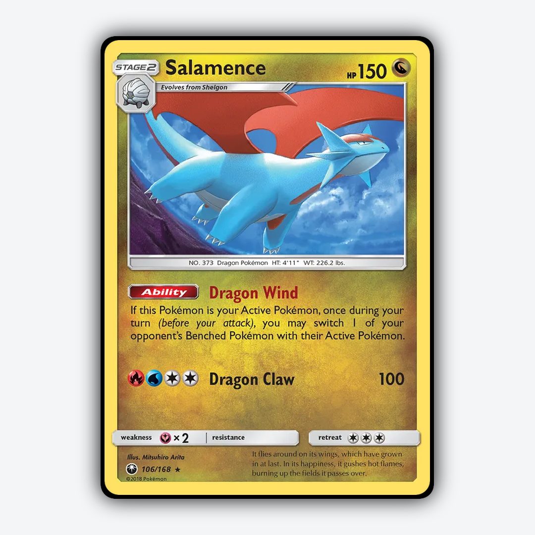Salamence 106/168 - Celestial Storm Set - Card Rug