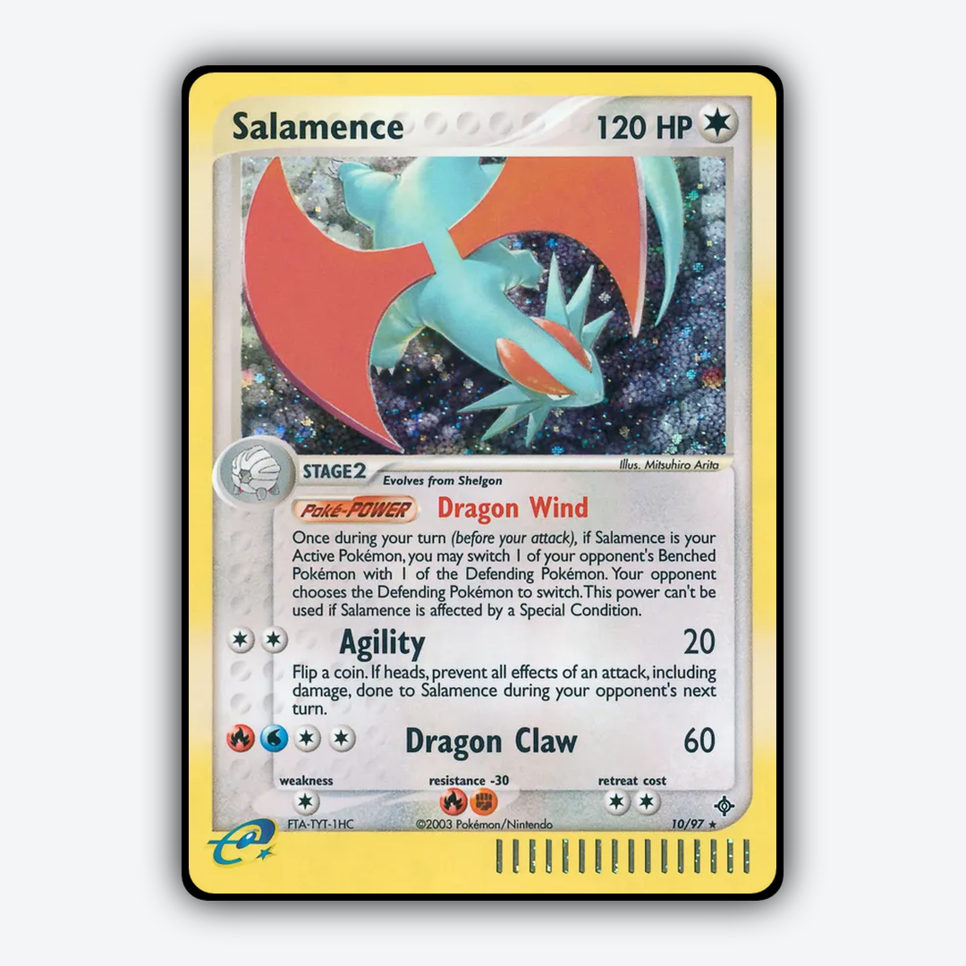 Salamence 010/97 - Dragon Set - Card Rug