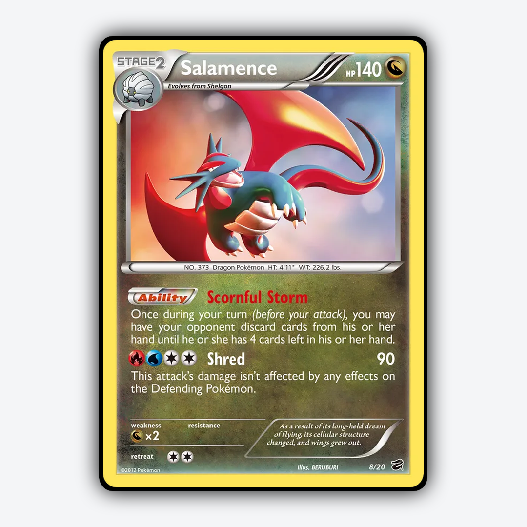 Salamence 008/20 - Dragon Vault Set - Card Rug