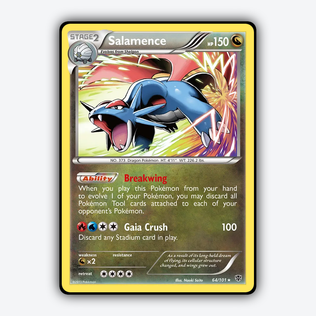 Salamence 064/101 - Plasma Blast Set - Card Rug