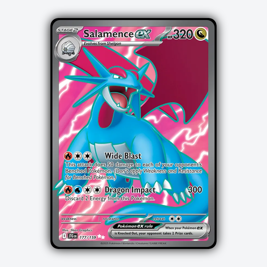 Salamence ex #177 - Journey Together Set - Card Rug