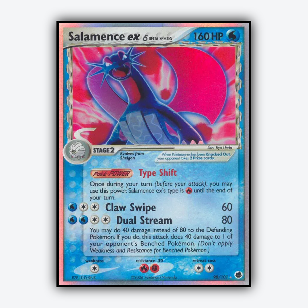 Salamence ex δ 098/101 - Dragon Frontiers Set - Card Rug