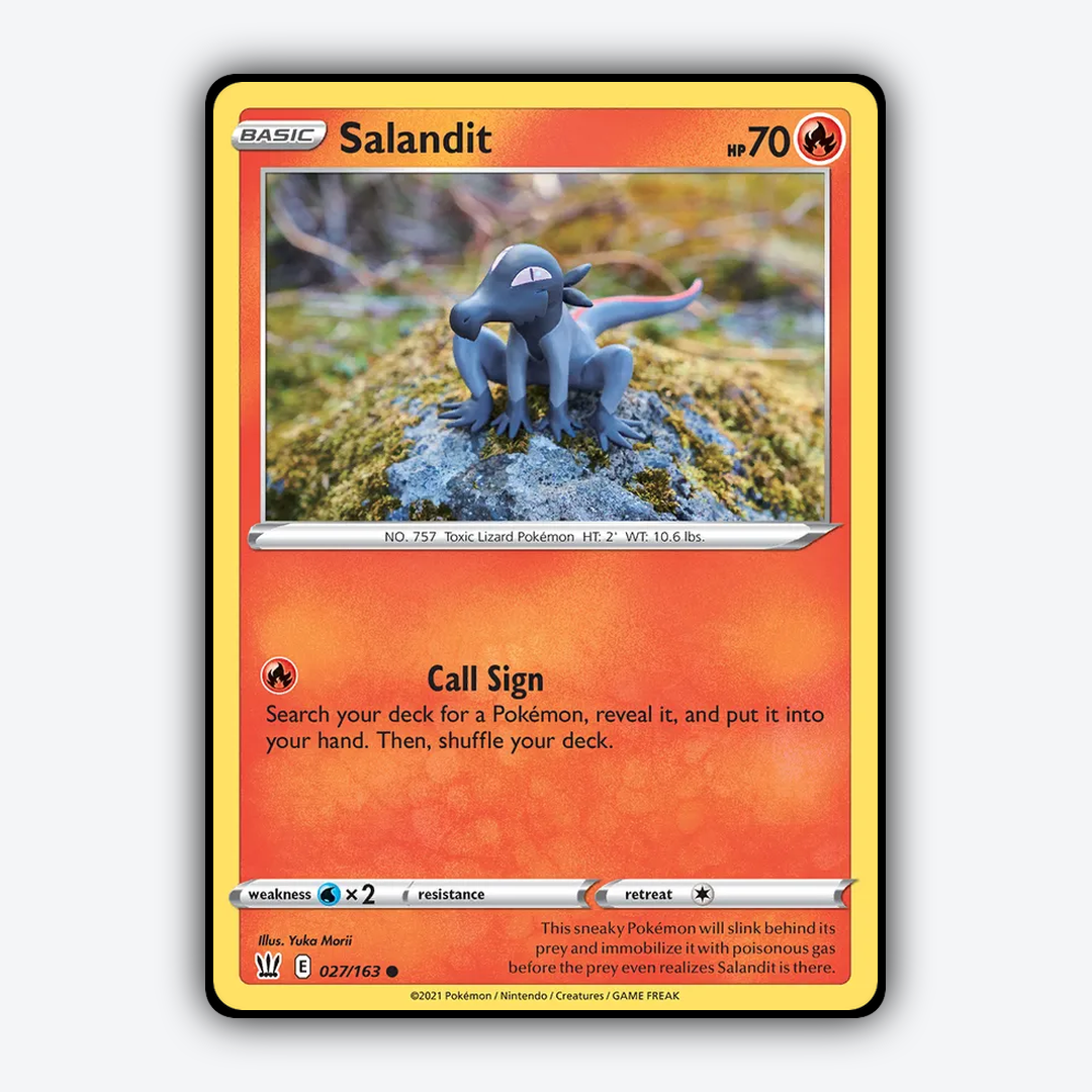 Salandit 027/163 - Battle Styles Set - Card Rug