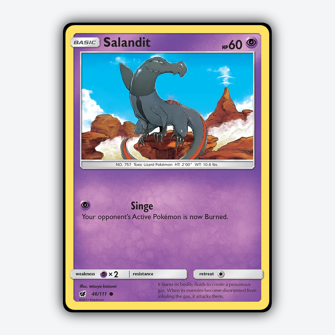 Salandit 046/111 - Crimson Invasion Set - Card Rug