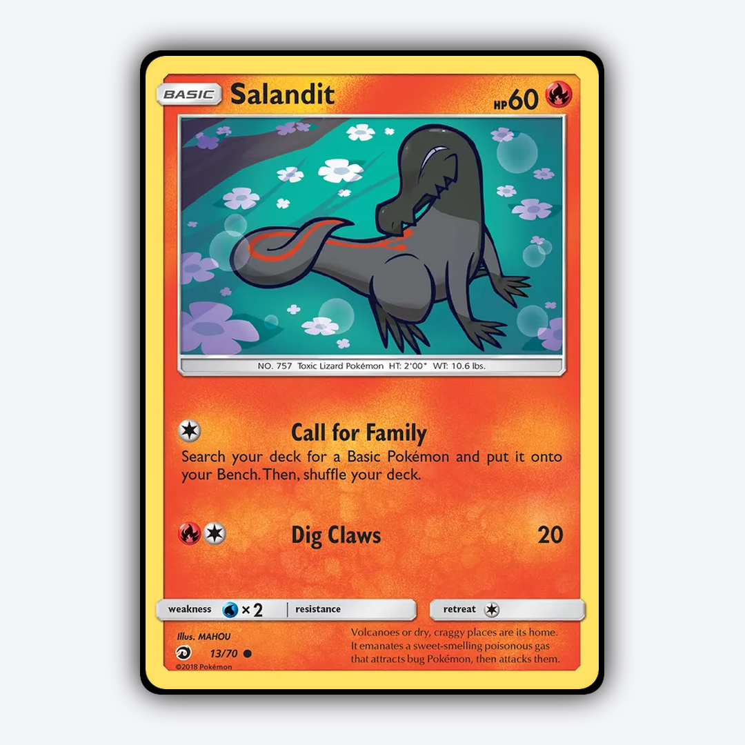 Salandit 013/70 - Dragon Majesty Set - Card Rug