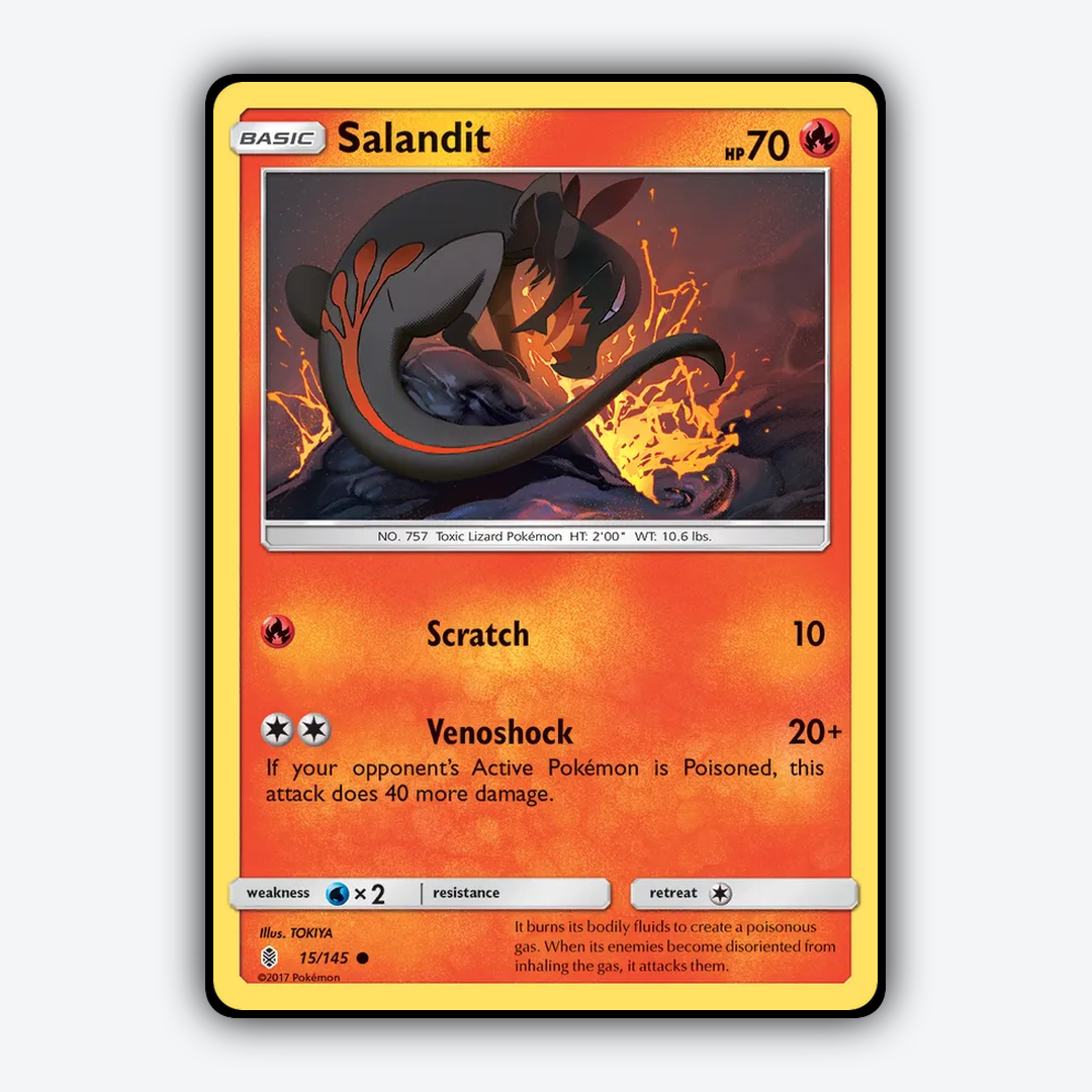 Salandit 015/145 - Guardians Rising Set - Card Rug