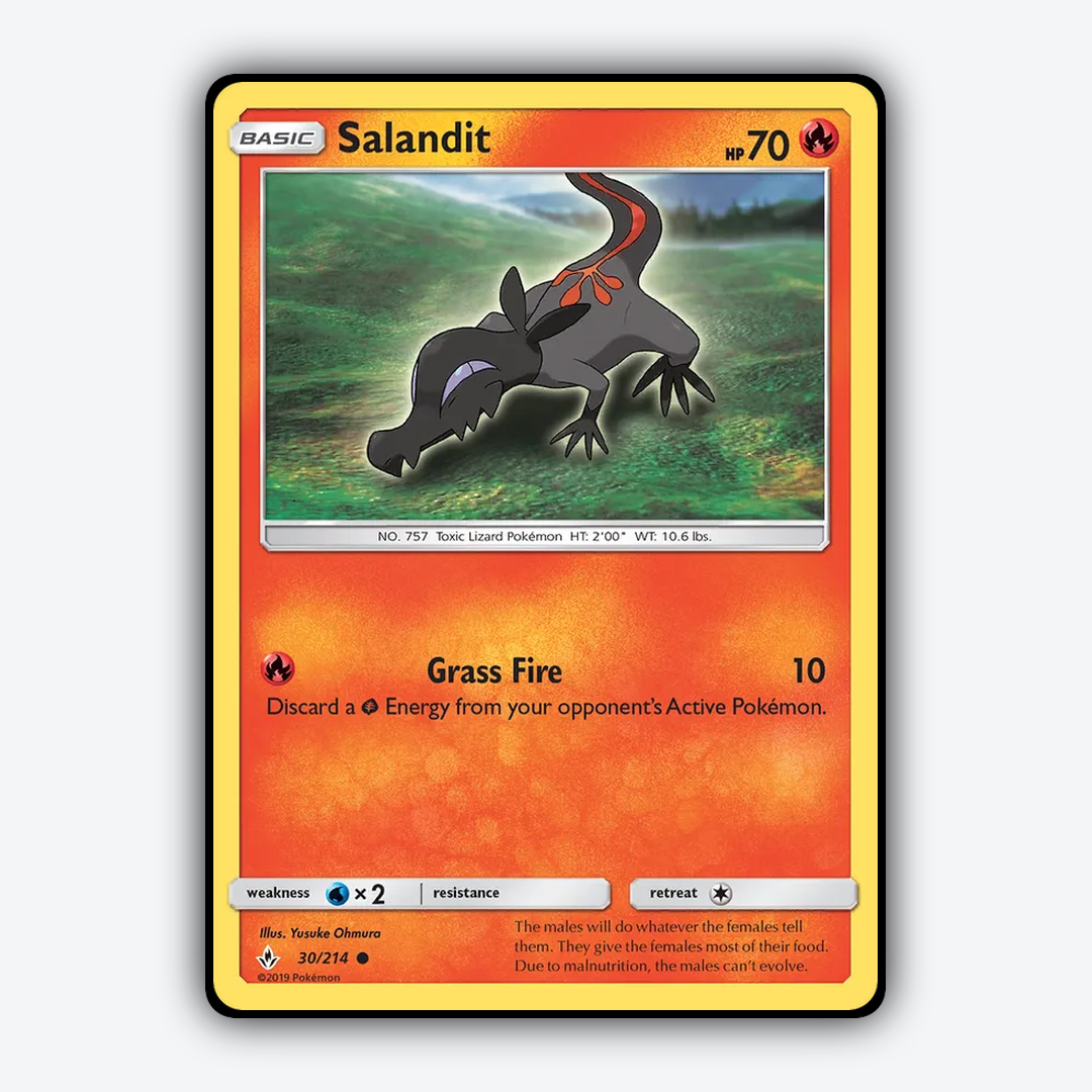 Salandit 030/214 - Unbroken Bonds Set - Card Rug