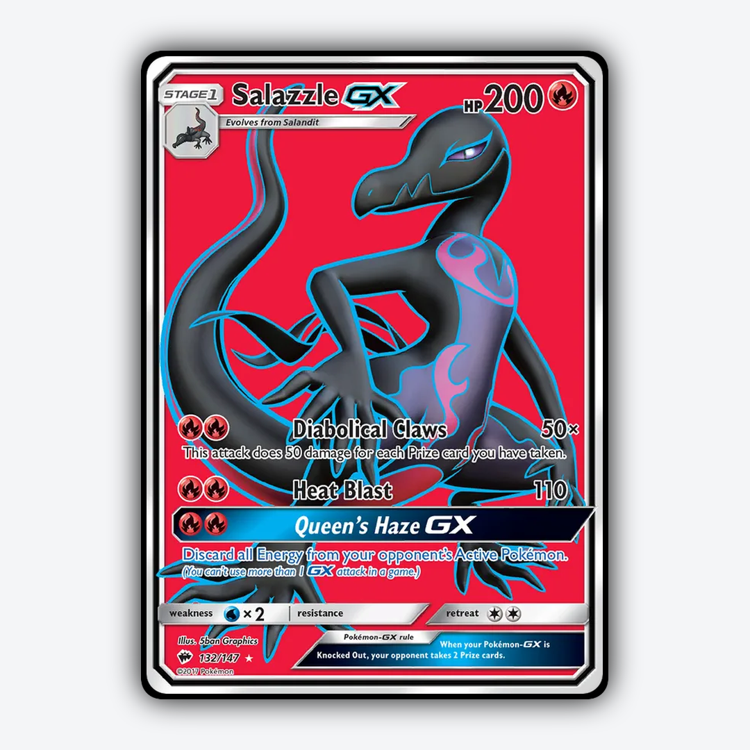 Salazzle-GX 132/147 - Burning Shadows Set - Card Rug