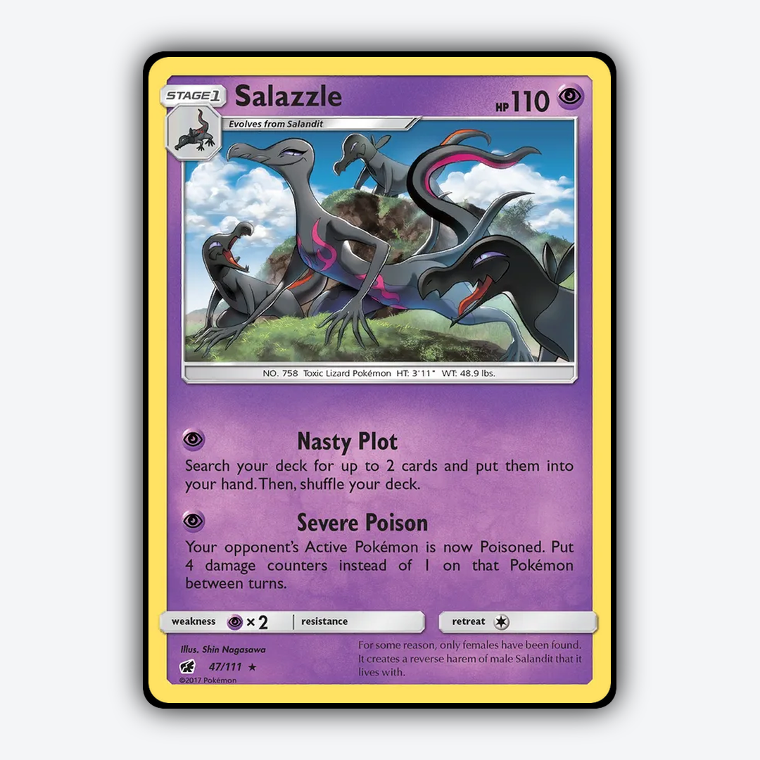 Salazzle 047/111 - Crimson Invasion Set - Card Rug
