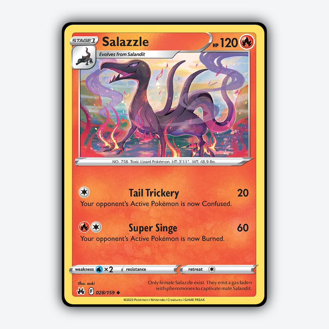 Salazzle 028/159 - Crown Zenith Set - Card Rug